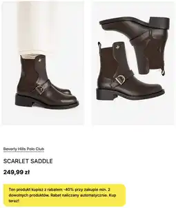 CCC Botki Beverly Hills Polo Club SCARLET SADDLE oferta