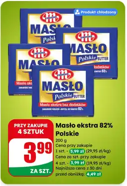 Dino Masło ekstra 82% Polskie Mlekovita oferta