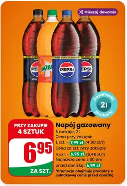 Dino Napój gazowany Pepsi / Mirinda oferta