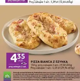 Stokrotka Pizza Bianca z szynką oferta