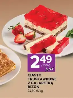 Stokrotka Ciasto truskawkowe z galaretką Bizon oferta