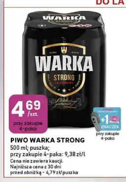 Stokrotka Piwo Warka Strong 4-pak oferta