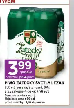 Stokrotka Piwo Žatecký Světlý Ležák Standard 4-pak oferta