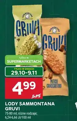 Stokrotka Lody Sammontana Gruvi oferta