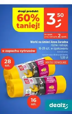 Dealz Worki na śmieci Anna Zaradna oferta
