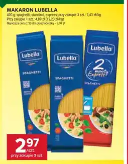 Stokrotka Makaron Lubella spaghetti express oferta