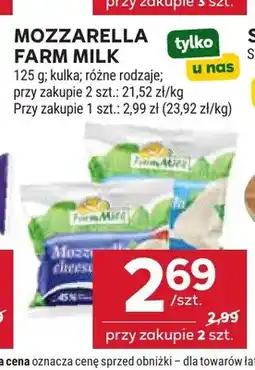 Stokrotka Ser mozzarella Farm Milk kulka oferta