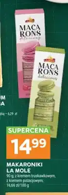 Stokrotka Makaroniki z kremem truskawkowym La Mole oferta