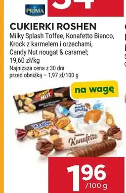 Stokrotka Cukierki Milky Splash Toffee Roshen oferta
