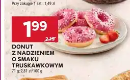 Stokrotka Donut z nadzieniem o smaku truskawkowym oferta