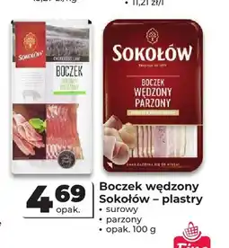Odido Boczek wędzony parzony w plastrach Sokołów oferta