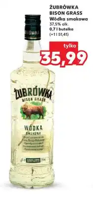 Kaufland Wódka smakowa Żubrówka Bison Grass 37,5% oferta