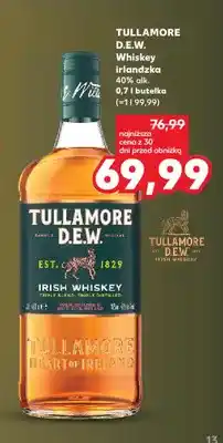 Kaufland Whiskey irlandzka Tullamore D.E.W oferta