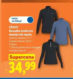 Lidl Koszulka termiczna męska Crivit oferta