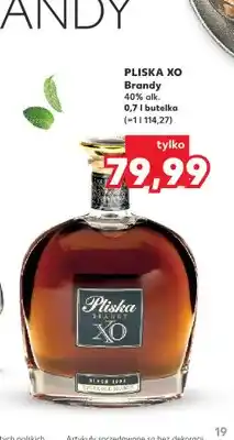 Kaufland Brandy Pliska XO oferta