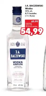 Kaufland Wódka J.A. Baczewski 40% oferta