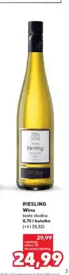 Kaufland Wino białe słodkie Riesling Peter Mertes oferta