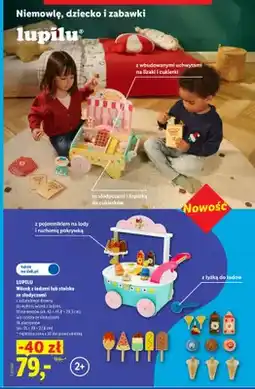 Lidl Wózek z lodami Lupilu oferta