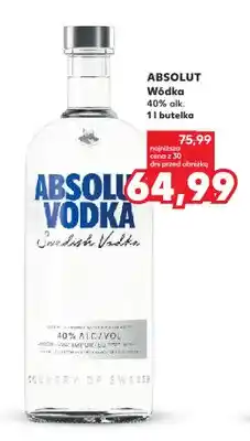 Kaufland Wódka Absolut 40% oferta