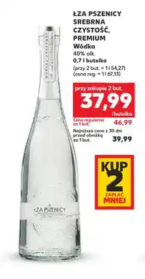 Kaufland Wódka Łza Pszenicy Srebrna Czystość Premium 40% oferta