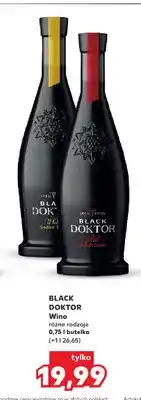 Kaufland Wino czerwone Black Doktor Red oferta