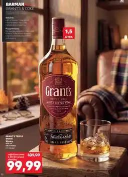 Kaufland Whisky Grant's Triple Wood oferta