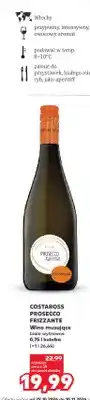 Kaufland Wino musujące białe wytrawne Prosecco Frizzante Costaross oferta