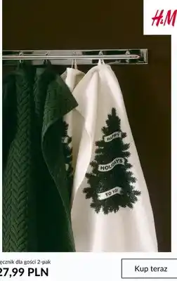 H&M Ręcznik dla gości 2-pak H & M oferta