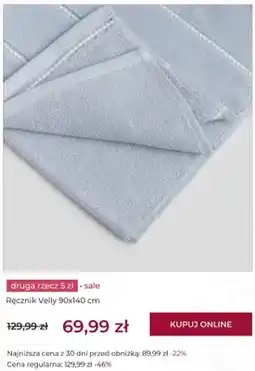 Home&You Ręcznik Velly 90x140 cm home & you oferta