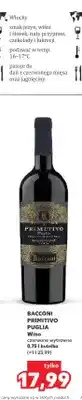 Kaufland Wino czerwone wytrawne Bacconi Primitivo Puglia oferta