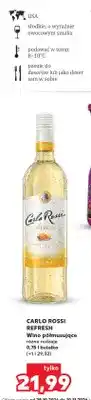 Kaufland Wino półmusujące Carlo Rossi Refresh oferta