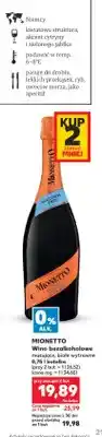 Kaufland Wino bezalkoholowe musujące białe wytrawne Mionetto oferta