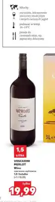 Kaufland Wino czerwone wytrawne Merlot Voscarini oferta