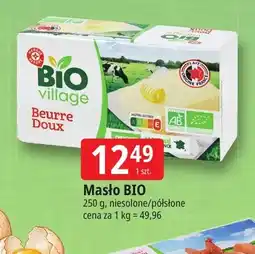 E.Leclerc Masło półsłone BIO Bio Village oferta