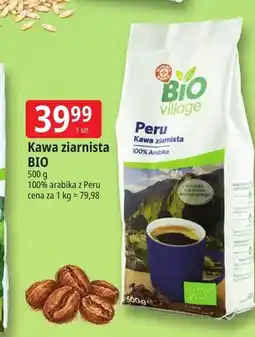 E.Leclerc Kawa ziarnista 100% arabika z Peru Bio Village oferta