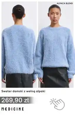 Medicine Sweter damski z wełną alpaki Medicine oferta