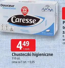 E.Leclerc Chusteczki higieniczne Caresse oferta