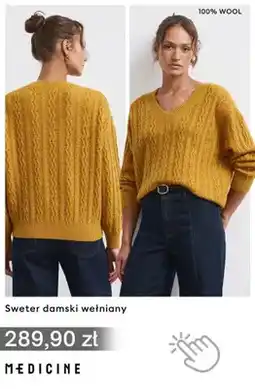 Medicine Sweter damski wełniany Medicine oferta