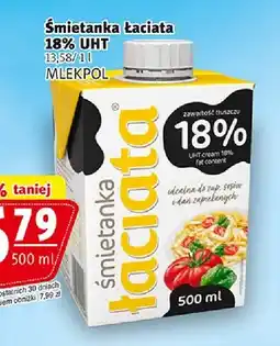 Prim Market Śmietanka UHT Łaciata Mlekpol 18% oferta