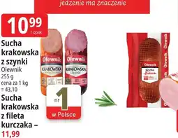 E.Leclerc Sucha krakowska z szynki Olewnik oferta
