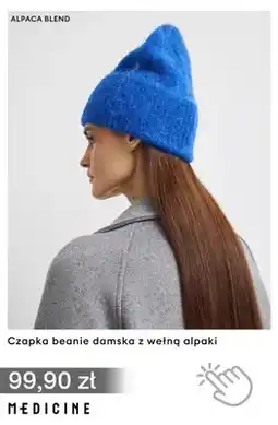 Medicine Czapka beanie damska z wełną alpaki Medicine oferta