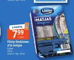 E.Leclerc Filety śledziowe a'la matjas klasyczne Lisner oferta