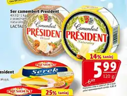 Prim Market Ser camembert naturalny President oferta