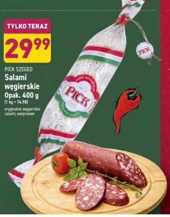 ALDI Salami węgierskie 400g oferta