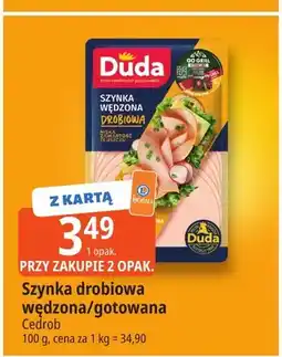 E.Leclerc Szynka drobiowa wędzona Duda oferta