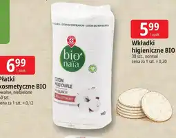E.Leclerc Płatki kosmetyczne owalne niebielone Bio Naïa oferta
