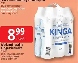 E.Leclerc Woda mineralna niegazowana Kinga Pienińska 6-pak oferta