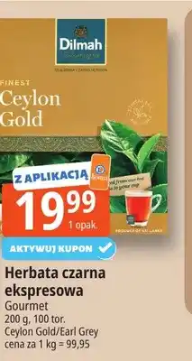 E.Leclerc Herbata czarna ekspresowa Gourmet Earl Grey Dilmah oferta