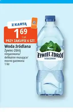 E.Leclerc Woda źródlana niegazowana Żywiec-Zdrój oferta