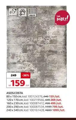 Komfort Dywan Asos Costa 80x150 cm oferta